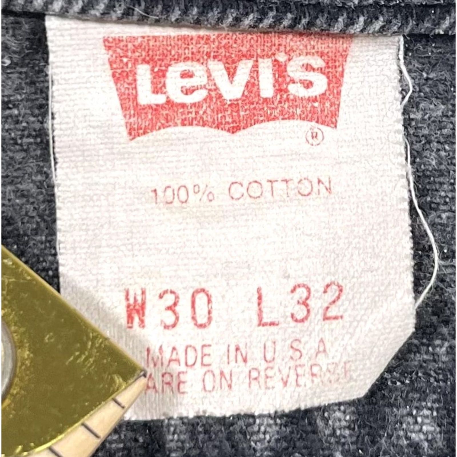 Levi's VINTAGE Levi's 550 Jeans Mens 30x32 Gray Relaxed Fit Tapered Orange Tab USA VTG Size US 30 / EU 46 - 3 Thumbnail