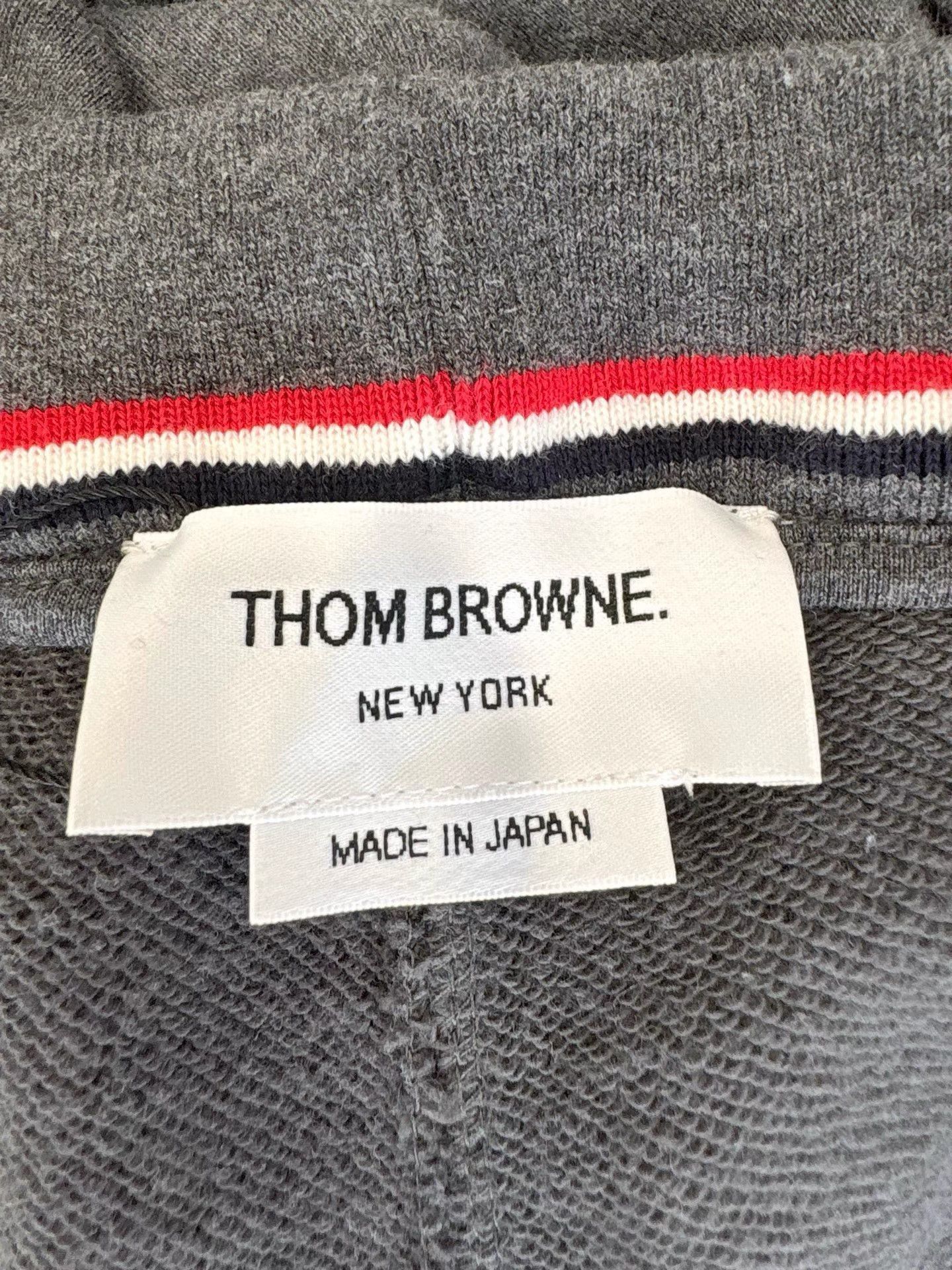 Thom Browne THOM BROWNE Four-Bar Grey Sweatpants K1 Size US 35 - 4 Thumbnail