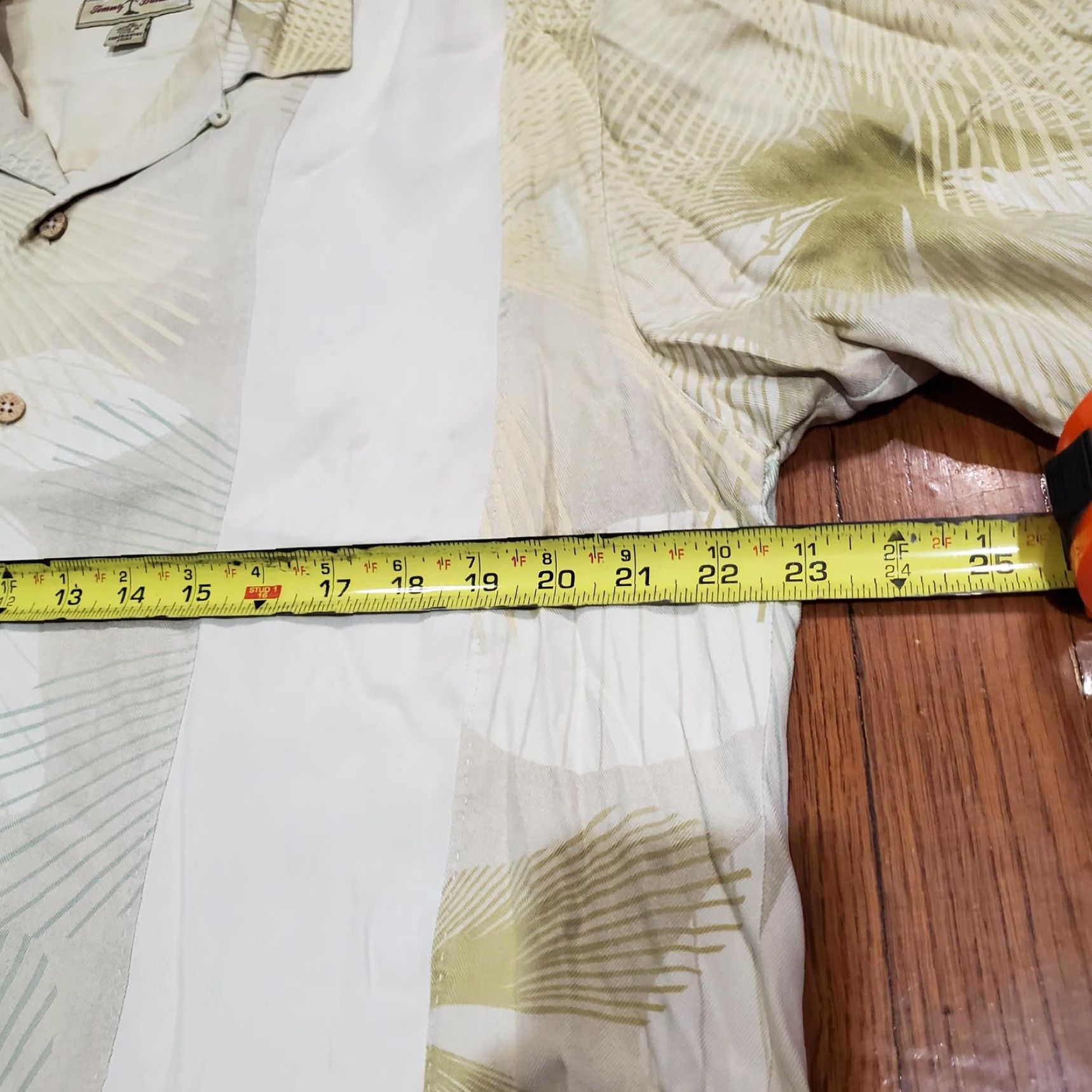 Tommy Bahama Tommy Bahama Shirt Mens M White Silk Twill Floral Hawaiian Camp Button Front Size US M / EU 48-50 / 2 - 5 Thumbnail