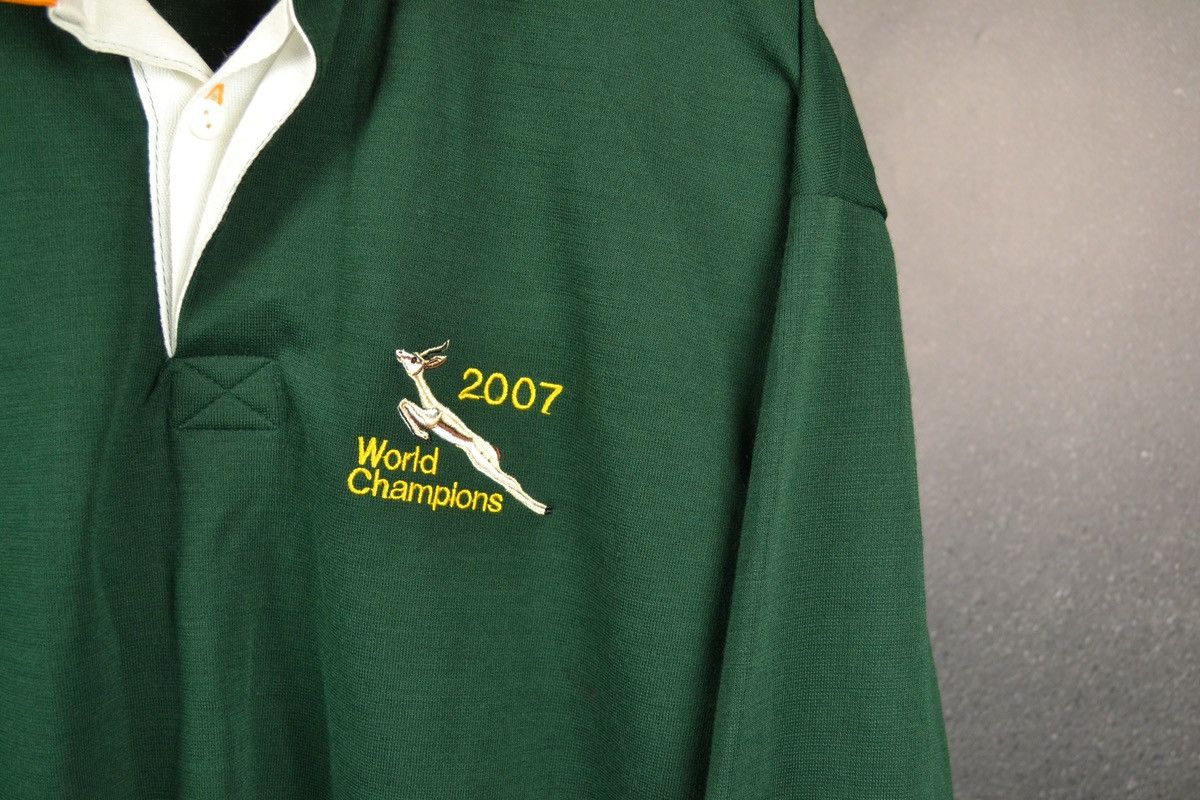 Vintage South Africa 2007 Vintage Rugby Union Shirt World Cup Jersey Size US XL / EU 56 / 4 - 4 Thumbnail