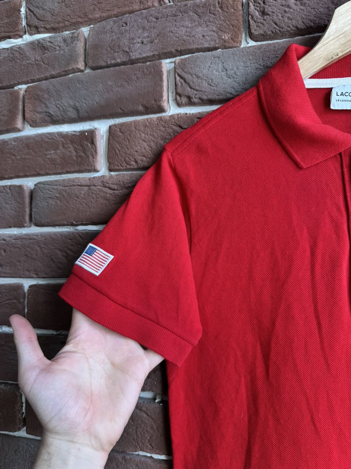 Lacoste Legende Rene Lacoste Button Polo Shirt Tribute Luxury Red Size US XS / EU 42 / 0 - 4 Thumbnail