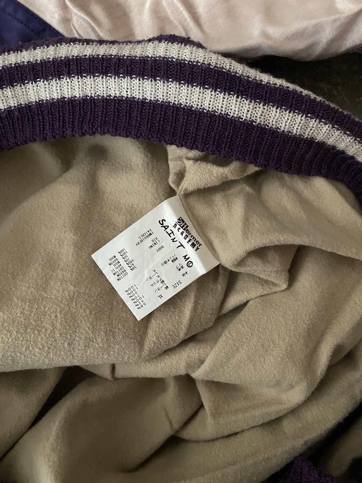 Saint Michael Saint Michael Stadium Jacket Kapital CPFM Human Made Visvim Size US XL / EU 56 / 4 - 11 Thumbnail