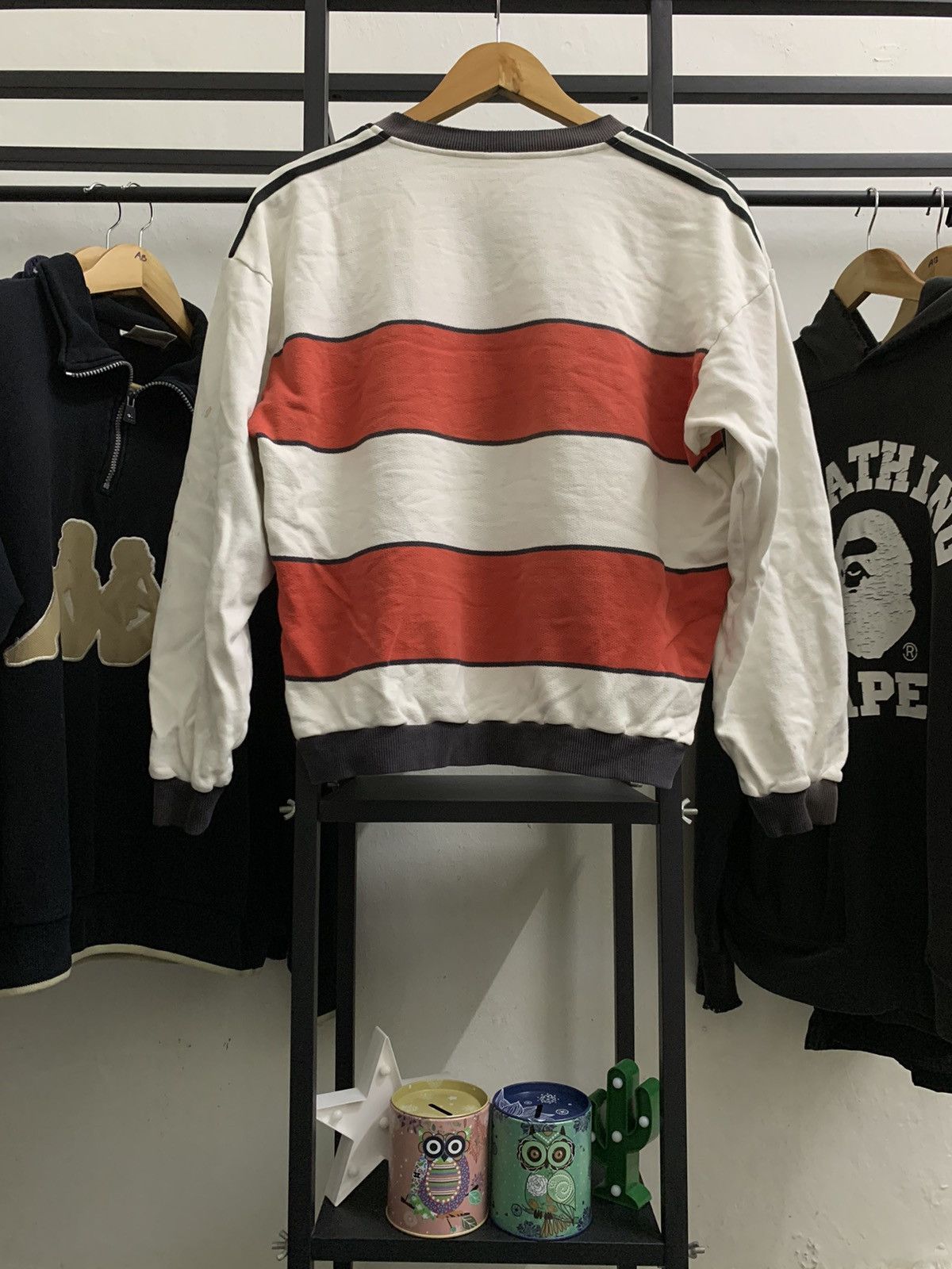 Adidas × Vintage VINTAGE ADIDAS SPELLOUT RARE SWEATSHIRT Size US S / EU 44-46 / 1 - 6 Thumbnail