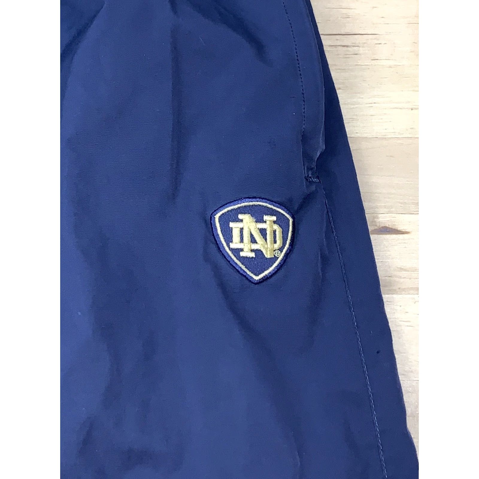 Adidas adidas Track Pants Blue M Unisex Adults NI Notre Dame Fighting Irish University of Norte Dame Sports #4034 Size US 31 - 4 Thumbnail