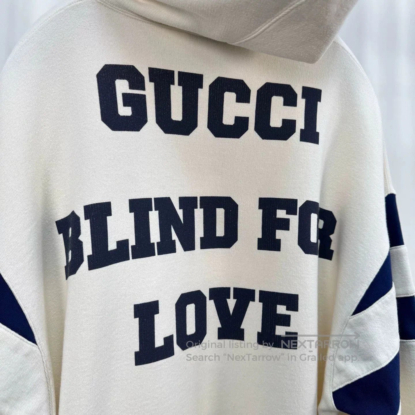 Gucci gucci blind for love hoodie in cream. Size XS / US 0-2 / IT 36-38 - 5 Thumbnail
