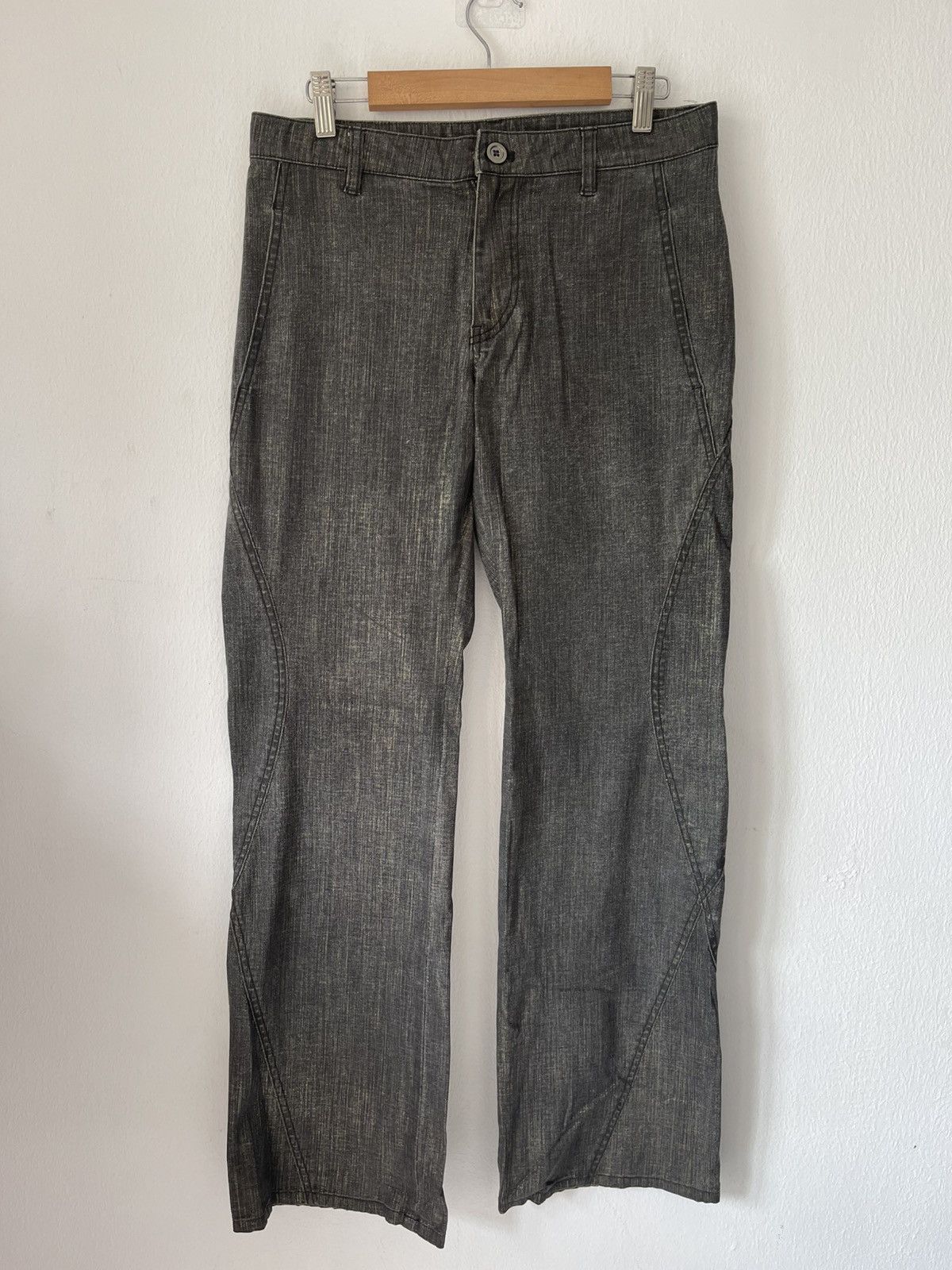 Issey Miyake 2000s Haat Issey Miyake Glitter Pants Size US 30 / EU 46 - 7 Thumbnail