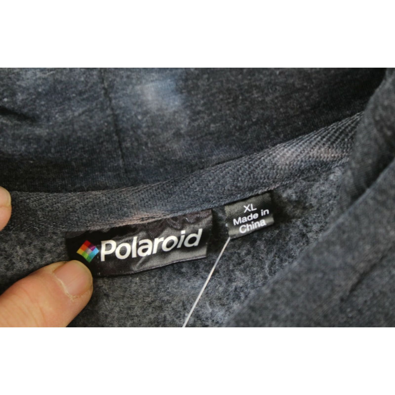 Polaroid VINTAGE Polaroid Hoodie Pullover Gray Tie Dye Graphic Print XL Adult Women’s Size XL / US 12-14 / IT 48-50 - 4 Thumbnail