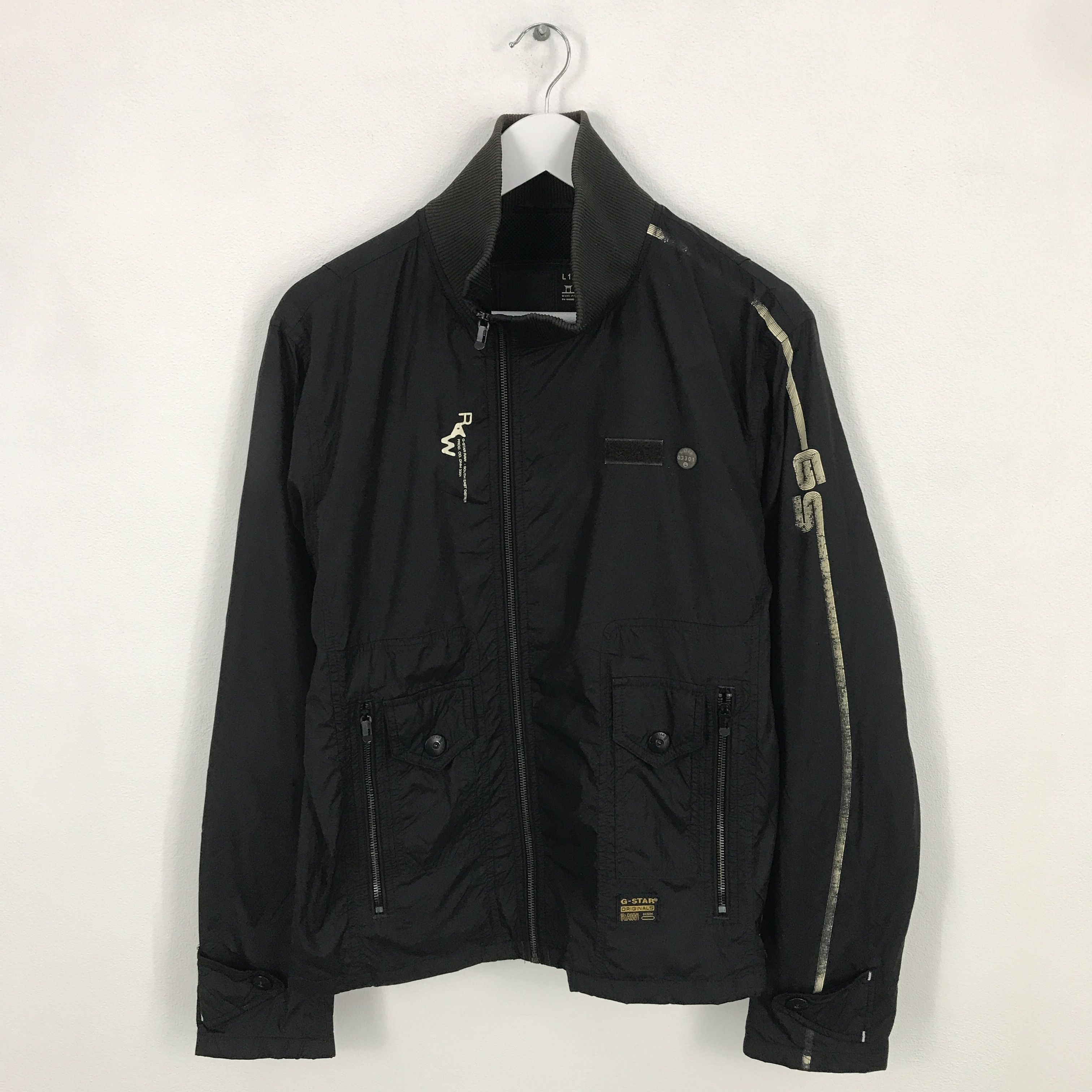 G-Star × Japanese Brand Rare G-Star raw biker design up zipper jacket Size US L / EU 52-54 / 3 - 1 Thumbnail