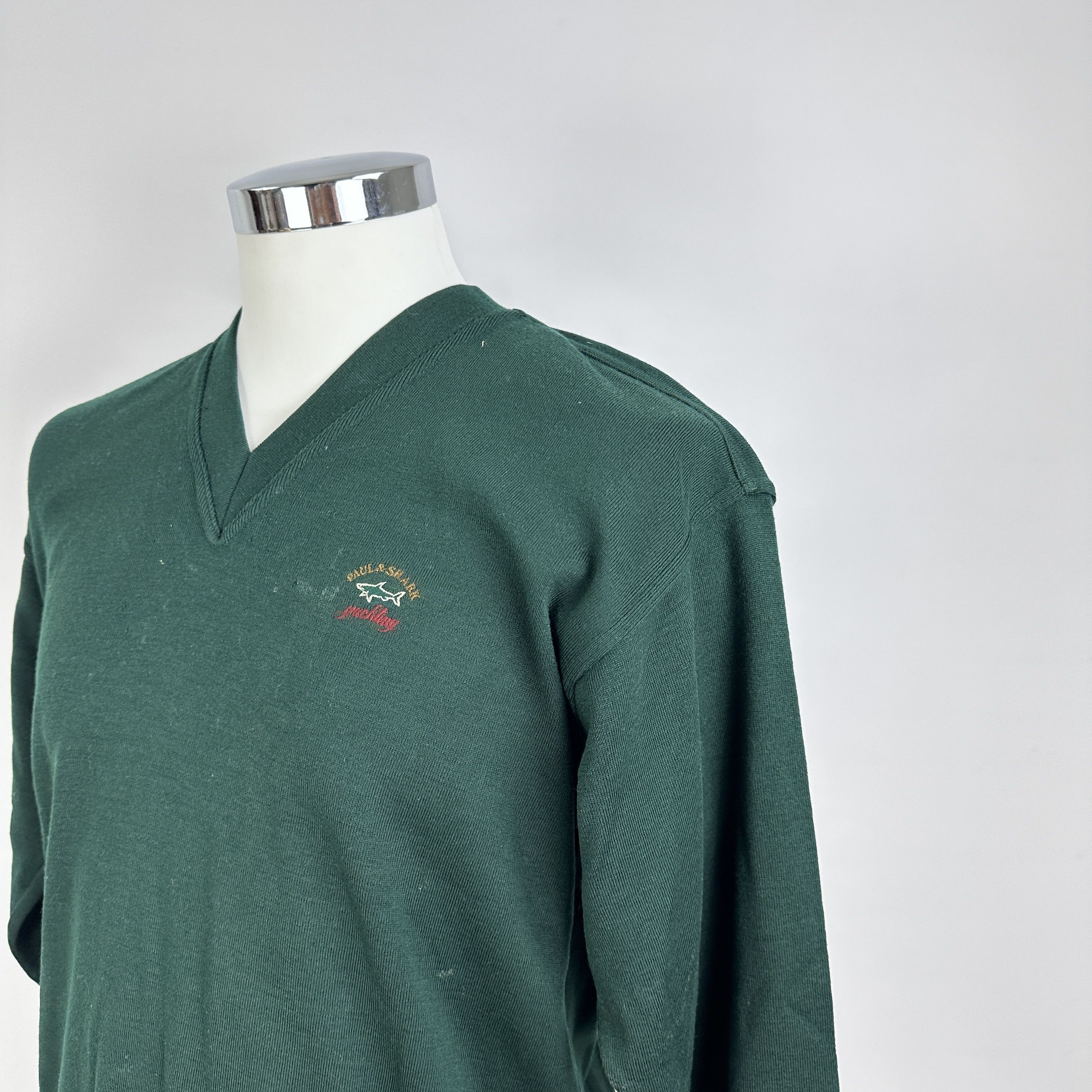 Paul & Shark Maglione Paul & Shark Logo Scollo V – M Size US M / EU 48-50 / 2 - 2 Thumbnail
