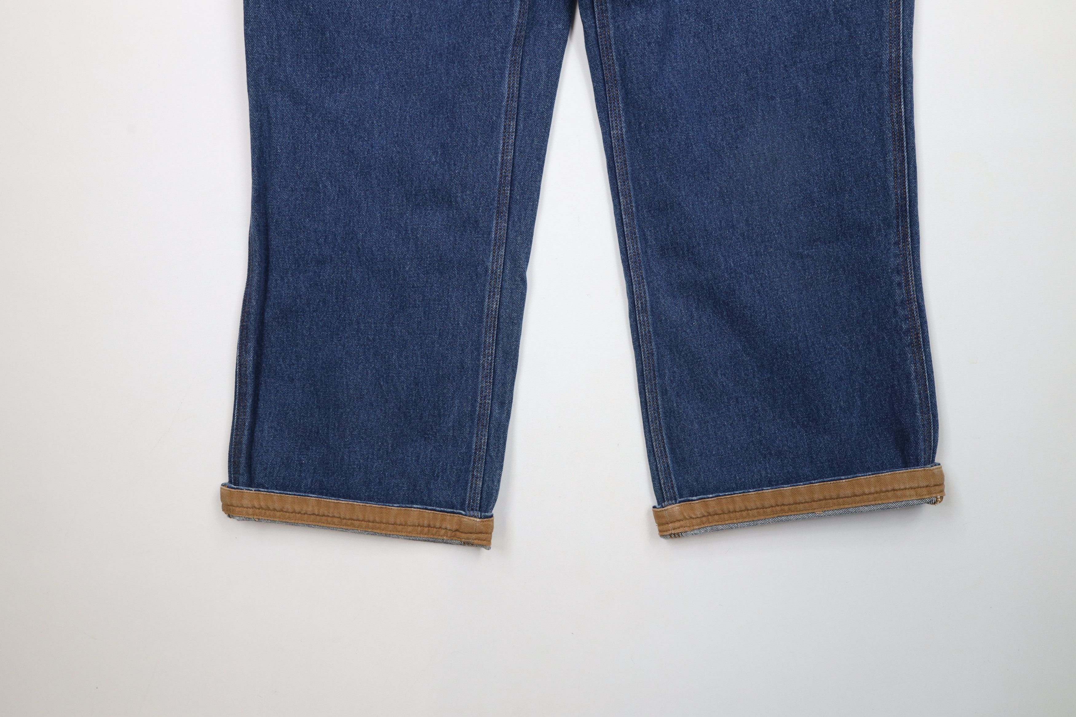 Duluth Trading Company × Vintage Duluth Trading Co Fit Ballroom Carpenter Wide Leg Jeans Blue Size US 38 / EU 54 - 5 Thumbnail