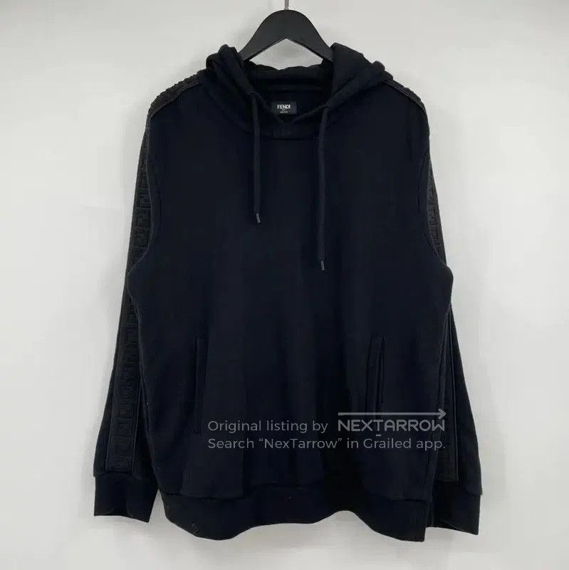 Fendi Fendi Black Cotton Men's Hoodie . Size US XL / EU 56 / 4 - 1 Thumbnail