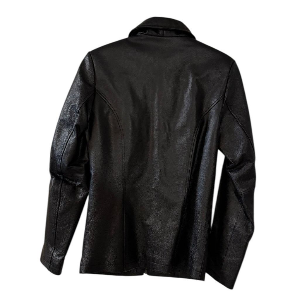 Other Triage Leather Jacket Sleek Winter Armor Zip Up Cold-Proof Size S / US 4 / IT 40 - 5 Thumbnail