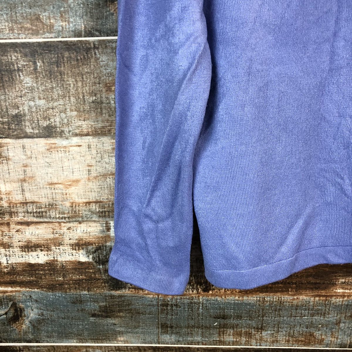 Homespun Knitwear × Japanese Brand Lustaro Regaro Purple Knitwear #A2218 Size M / US 6-8 / IT 42-44 - 17 Thumbnail