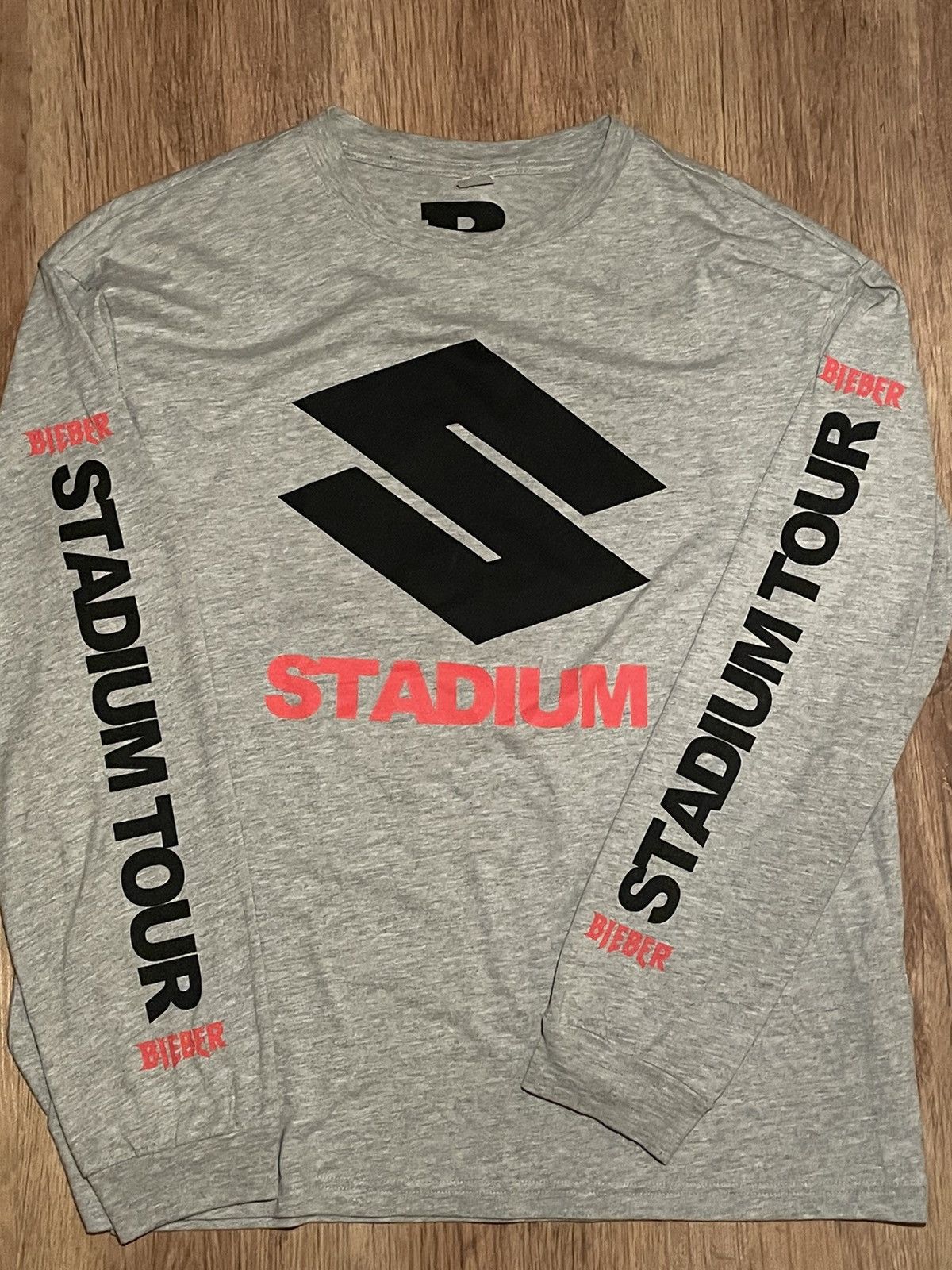 Band Tees × Justin Bieber Justin Bieber Stadium Tour Long Sleeve Y2k Streetwear M Size US M / EU 48-50 / 2 - 5 Thumbnail