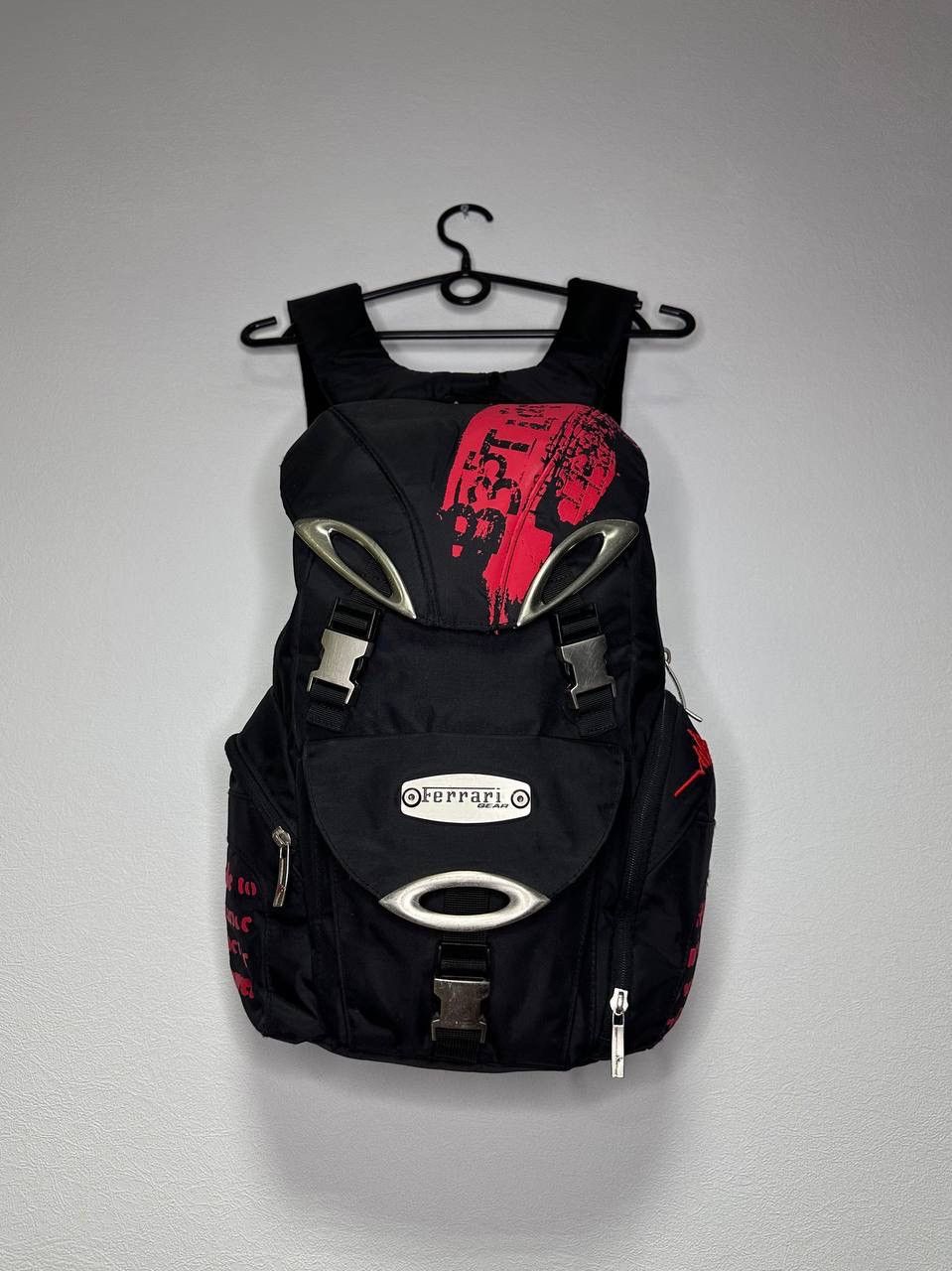 Ferrari Ferrari Vintage Backpack Racing Travel Laptop Bag Nascar Y2K Size ONE SIZE - 2 Thumbnail