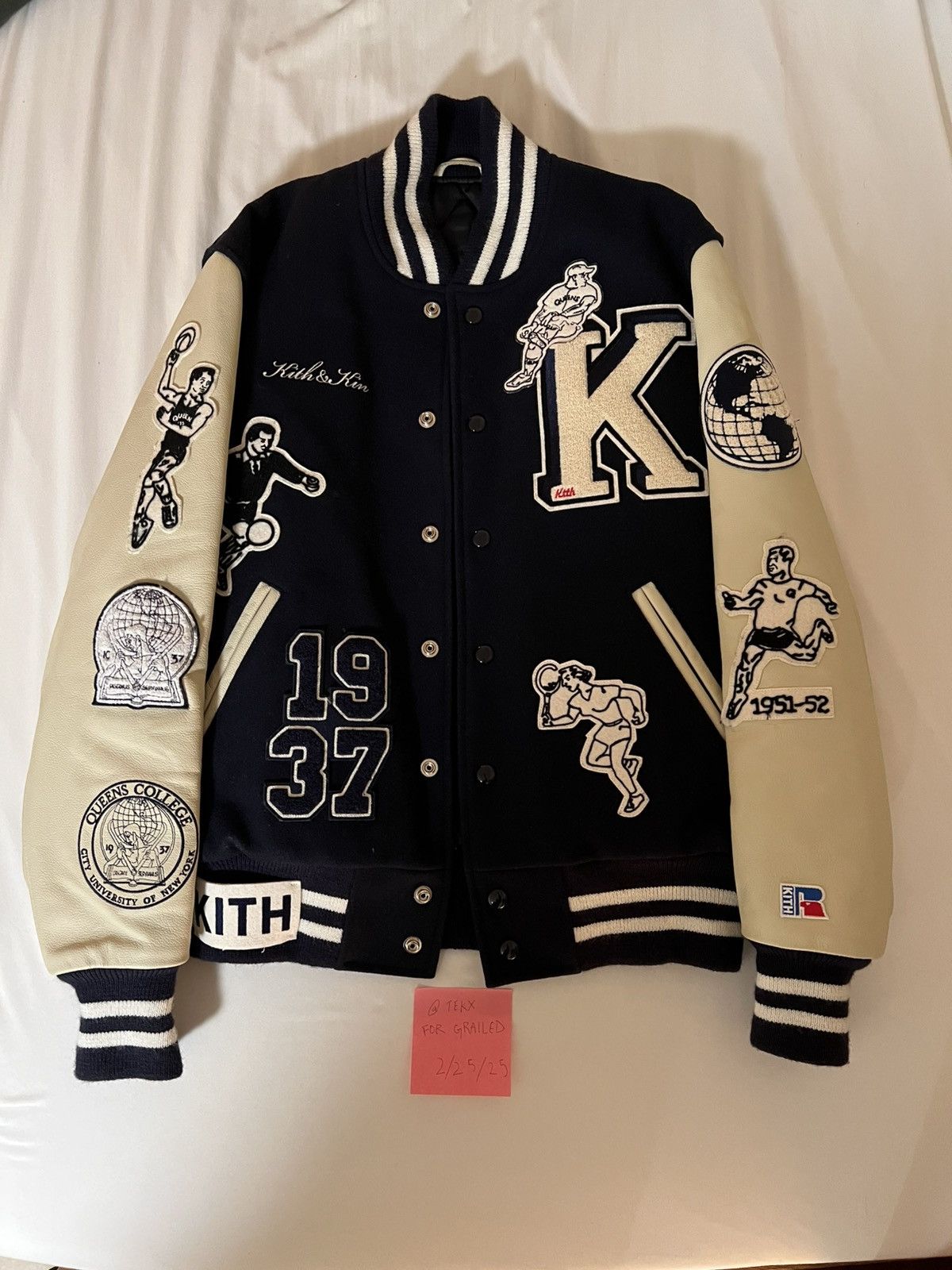 Kith × Russell Athletic Kith Russell Athletic CUNY Queens College Golden Bear Jacket Size US S / EU 44-46 / 1 - 5 Thumbnail