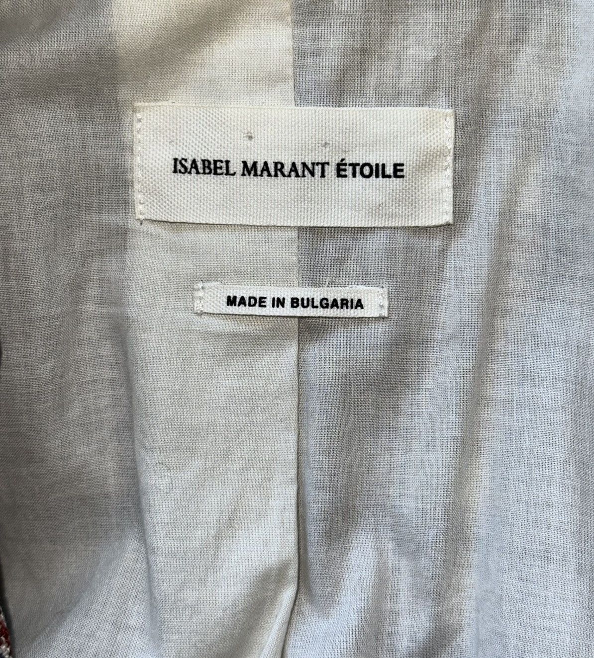 Designer × Isabel Marant × Isabel Marant Etoile Isabel Marant 100% linen double breasted checkered blazer Size M / US 6-8 / IT 42-44 - 9 Thumbnail