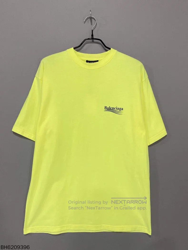 Balenciaga Balenciaga Fluorescent yellow Coca-Cola logo short-sleeve Size US XS / EU 42 / 0 - 1 Thumbnail