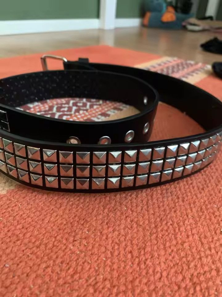 Japanese Brand Pyramid Studded Belt (classic) Size ONE SIZE - 7 Thumbnail