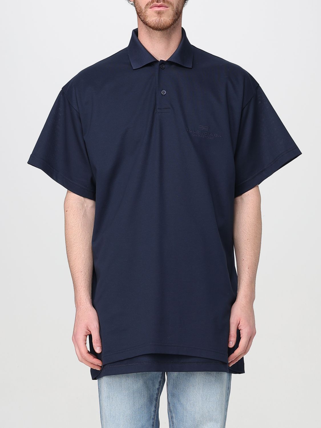Balenciaga Balenciaga Polo Shirt Men Blue Size US S / EU 44-46 / 1 - 1 Preview