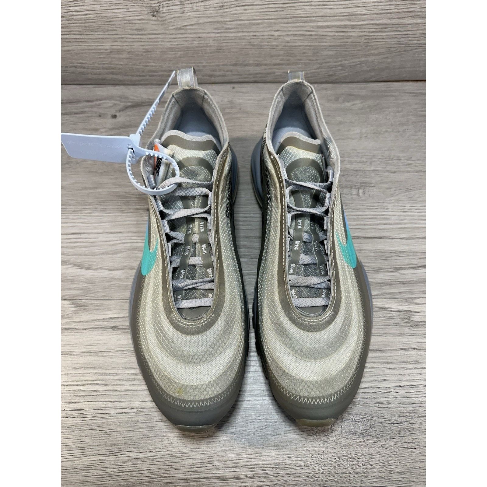 Nike × Off-White Off-White x Nike Air Max 97 Menta - Size 9 Size US 9 / EU 42 - 4 Thumbnail