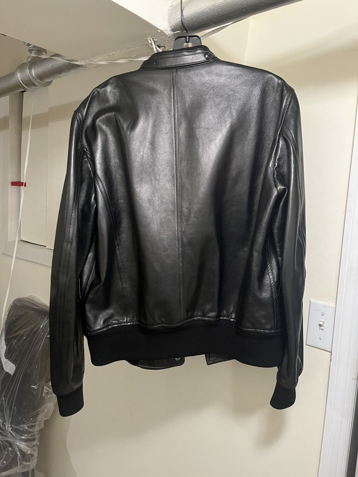Tom Ford Tom Ford Leather Jacket Sz 50 Size US M / EU 48-50 / 2 - 8 Thumbnail