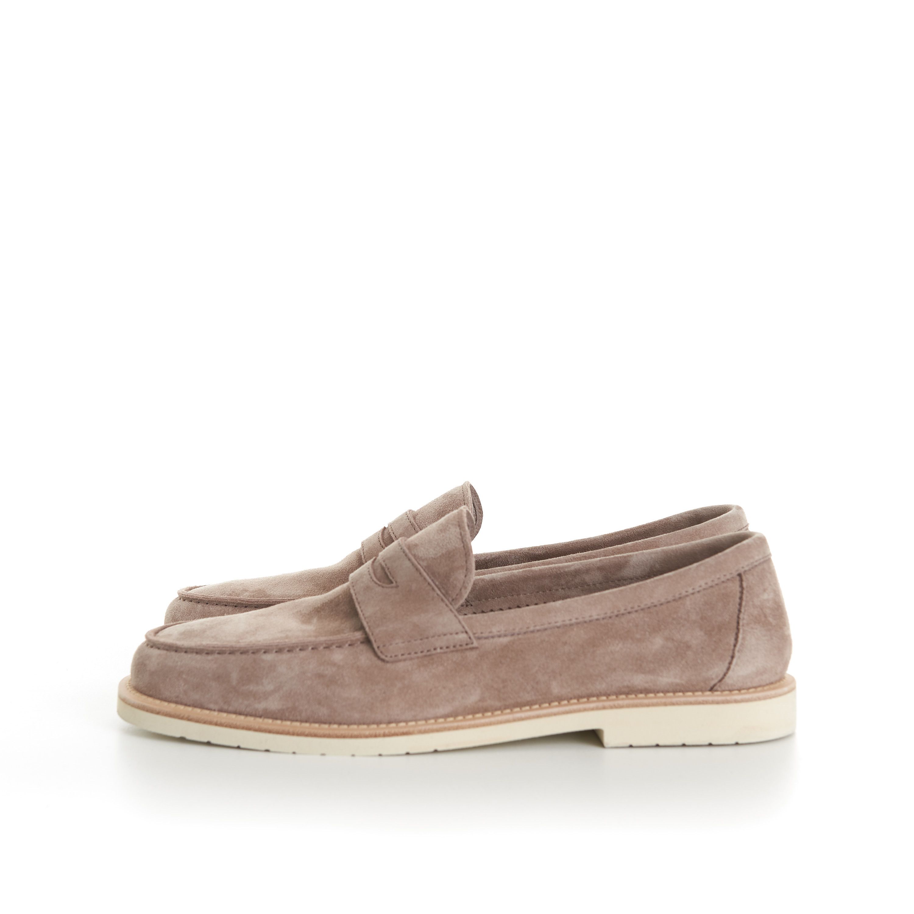 Brunello Cucinelli Reversed Calfskin Lightweight Penny Loafers Size US 7.5 / EU 40-41 - 4 Thumbnail