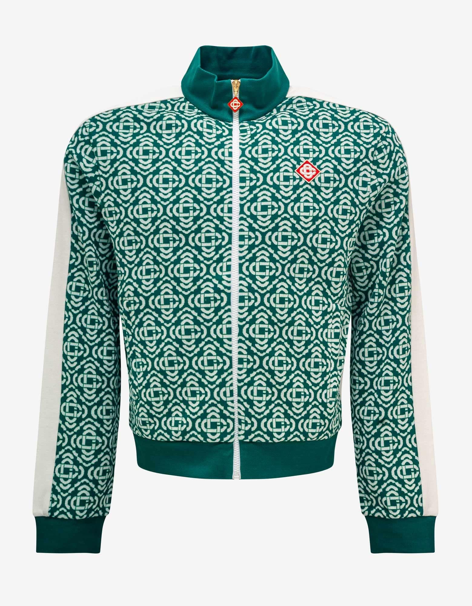 Green Monogram Track Jacket