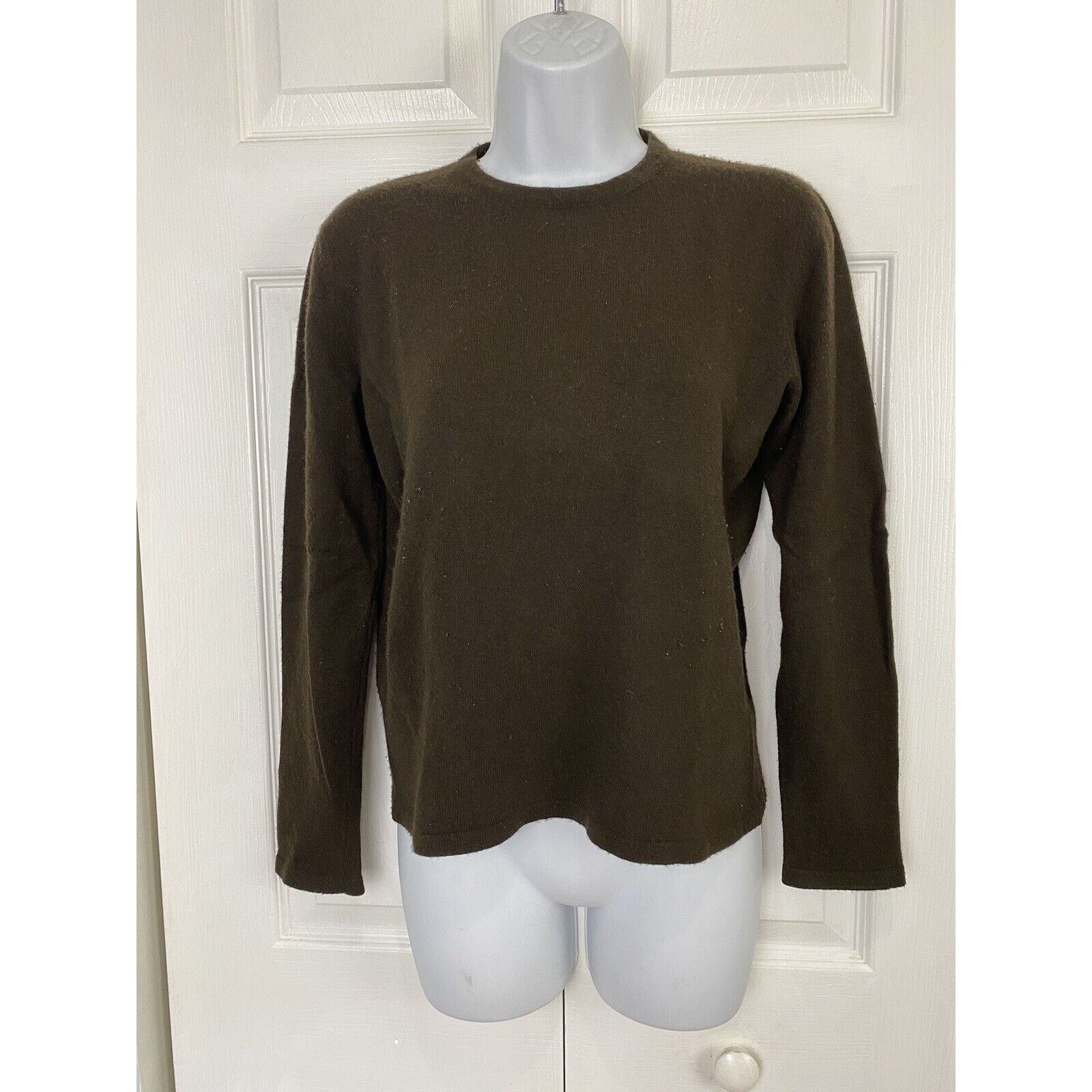 Giorgio Armani VTG Giorgio Armani A Milano 21 Brown Soft Sweater Sz 40 READ Size ONE SIZE - 1 Thumbnail