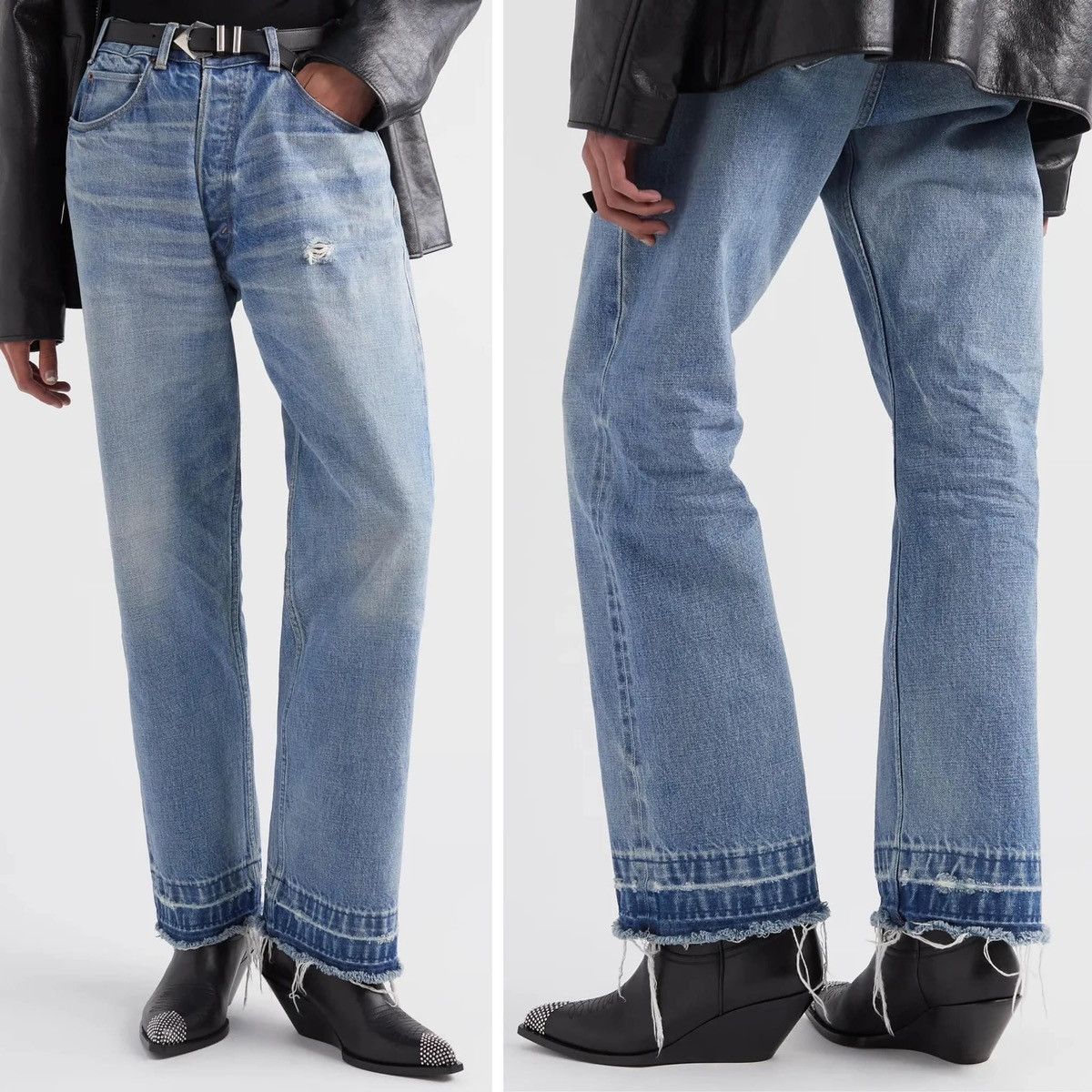 Celine × Hedi Slimane FW22 Zuma Wash Wesley Denim sz28 (fits for sz29/30) Size US 28 / EU 44 - 11 Thumbnail