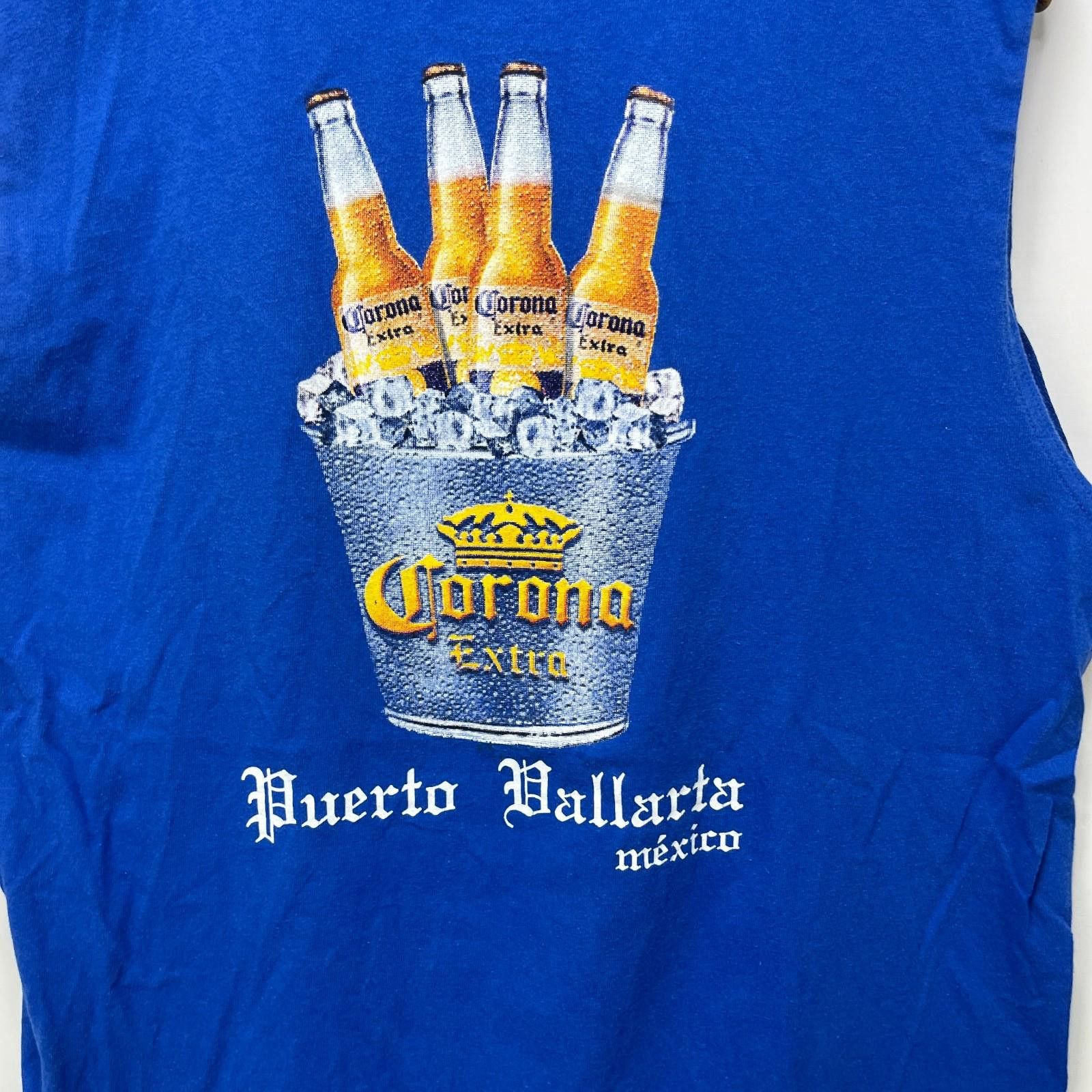 Other Vintage Corona Beer Mexico Sleeveless Shirt Large Size US L / EU 52-54 / 3 - 2 Thumbnail