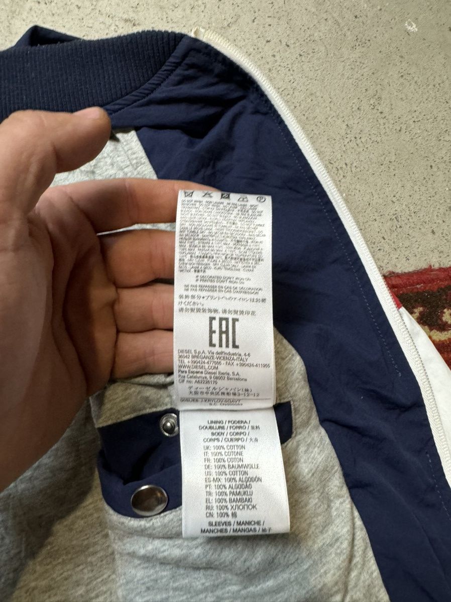 Diesel × Japanese Brand Diesel Y2K Navy Red Light Baggy Avant Garde Jacket Size US XL / EU 56 / 4 - 9 Thumbnail