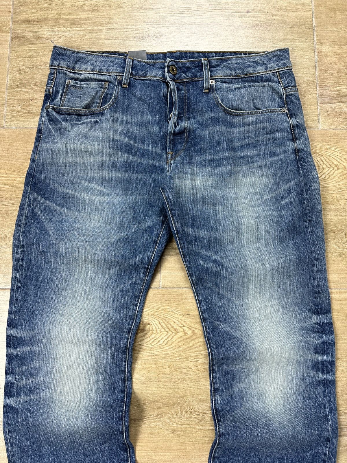 G-Star NEW🏷️ G-Star Raw 3301 Slim Denim Jeans Size US 38 / EU 54 - 2 Thumbnail