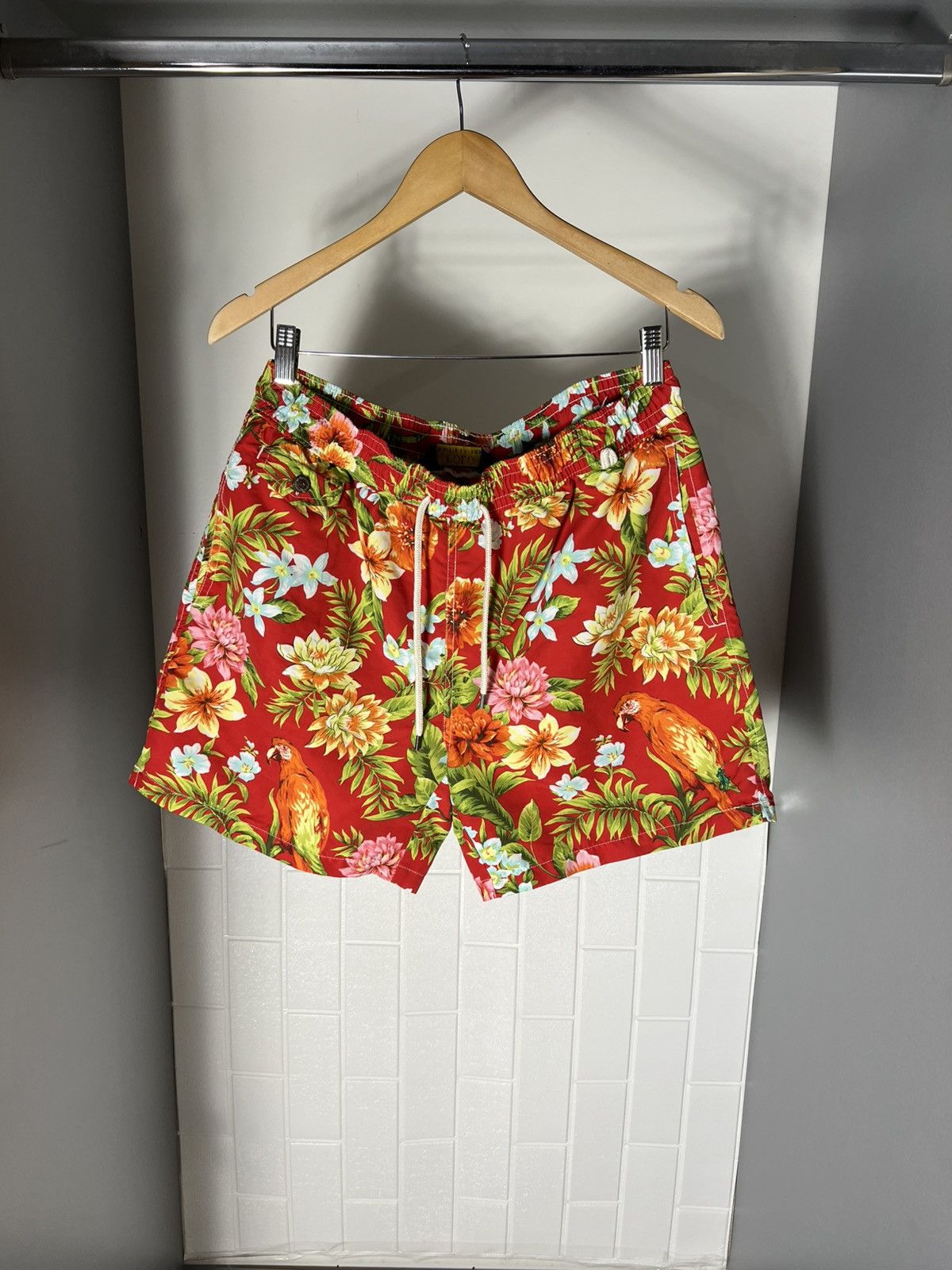 Polo Ralph Lauren × Vintage VERY RARE POLO RALPH LAUREN DESIGNER FLOWERS SHORTS LUXURY Size US 34 / EU 50 - 1 Thumbnail