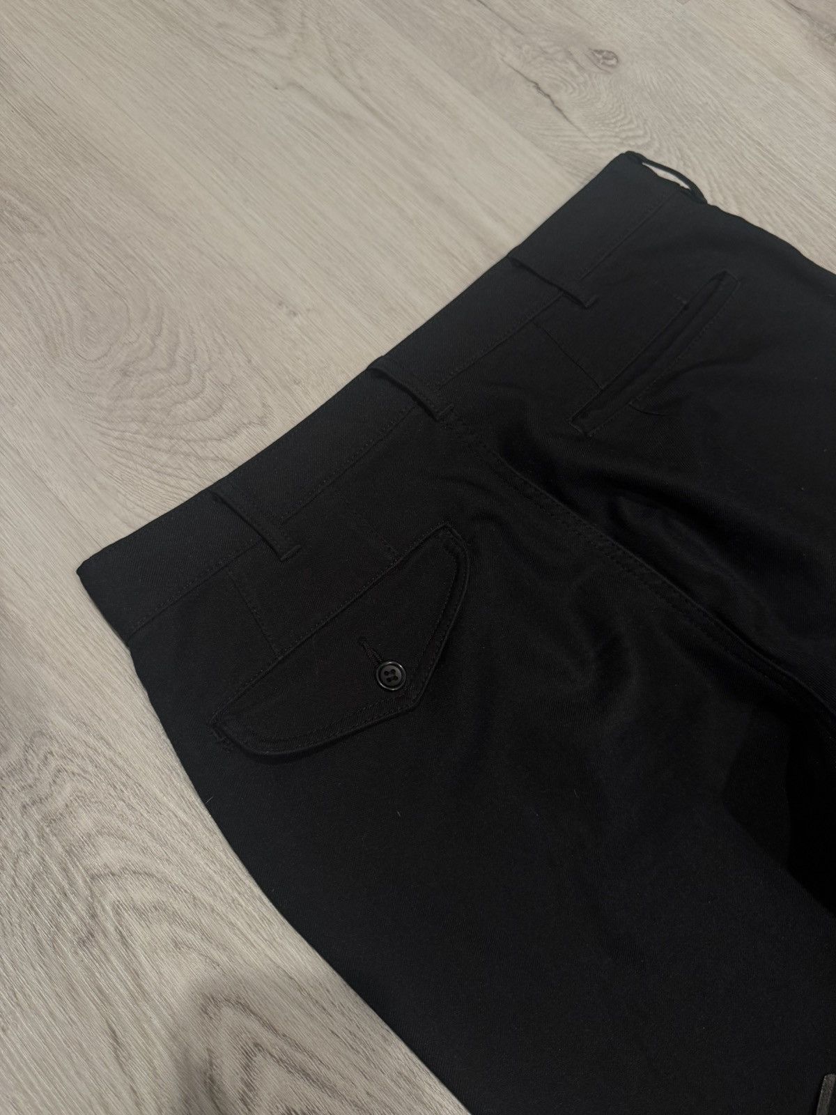 Comme des Garcons Black s/s 2008 wool black pants!! Size US 32 / EU 48 - 5 Thumbnail