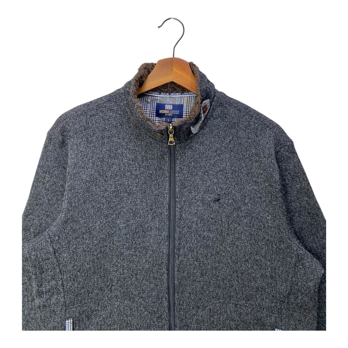 Michiko Koshino London Japanese Brand Michiko London Jeans Sweater Fullzip Size L Size US L / EU 52-54 / 3 - 2 Thumbnail