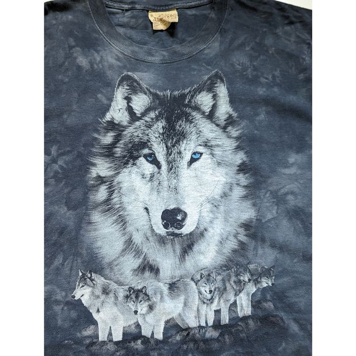 The Mountain Y2K The Mountain Wolf Pack Tee Shirt Crewneck Gray