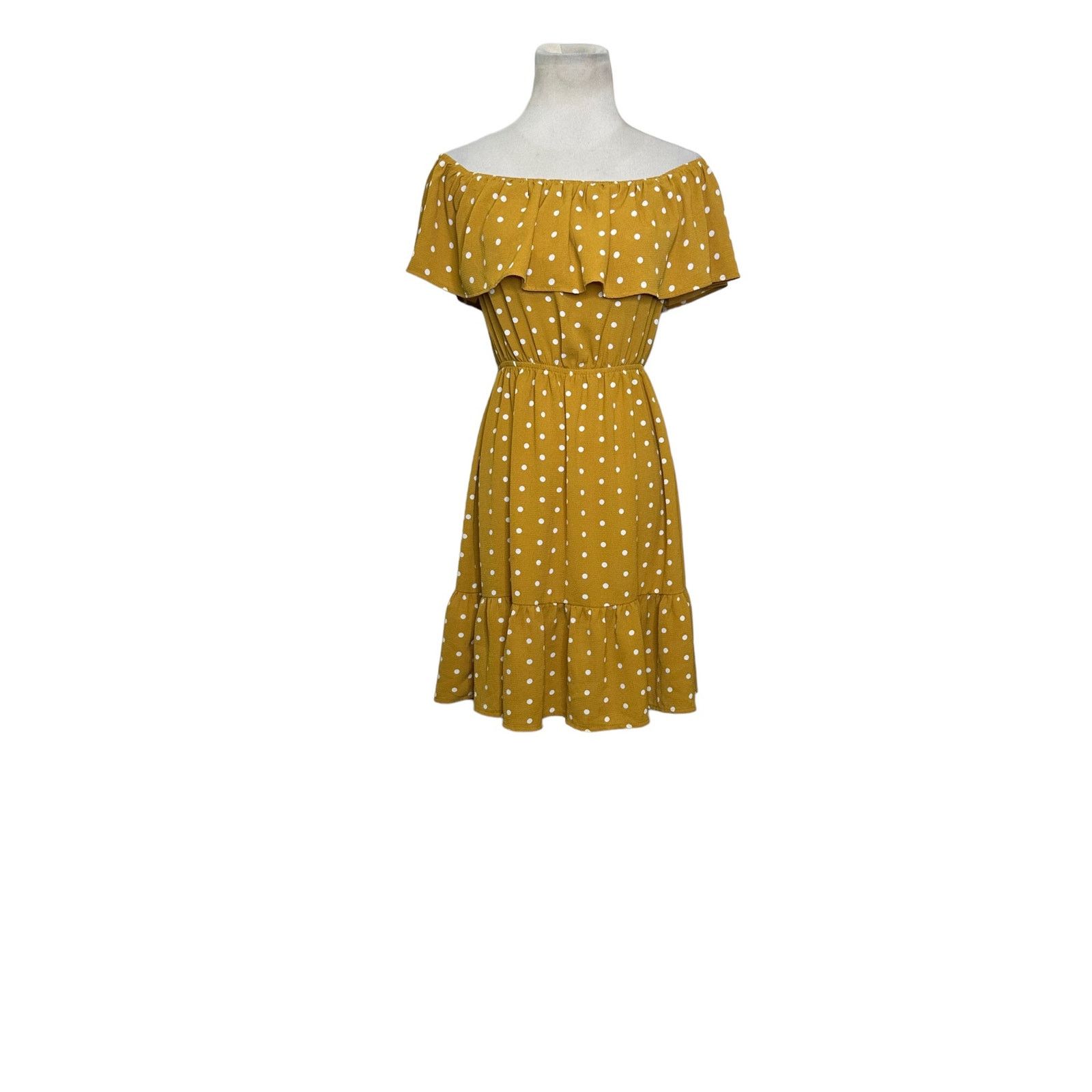 Forever 21 Forever 21 polka dots off shoulder mini dress size Small Size S / US 4 / IT 40 - 7 Thumbnail