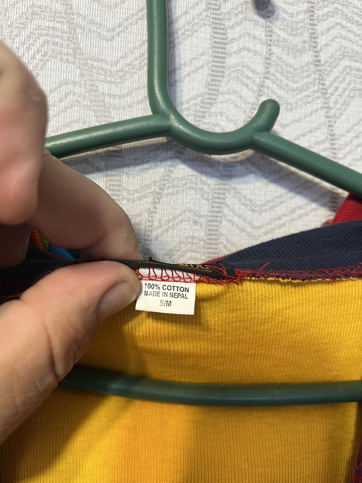 Handmade Vintage Little Kathmandu Rainbow Zip Hoodie Y2K Colourful Size S / US 4 / IT 40 - 10 Thumbnail