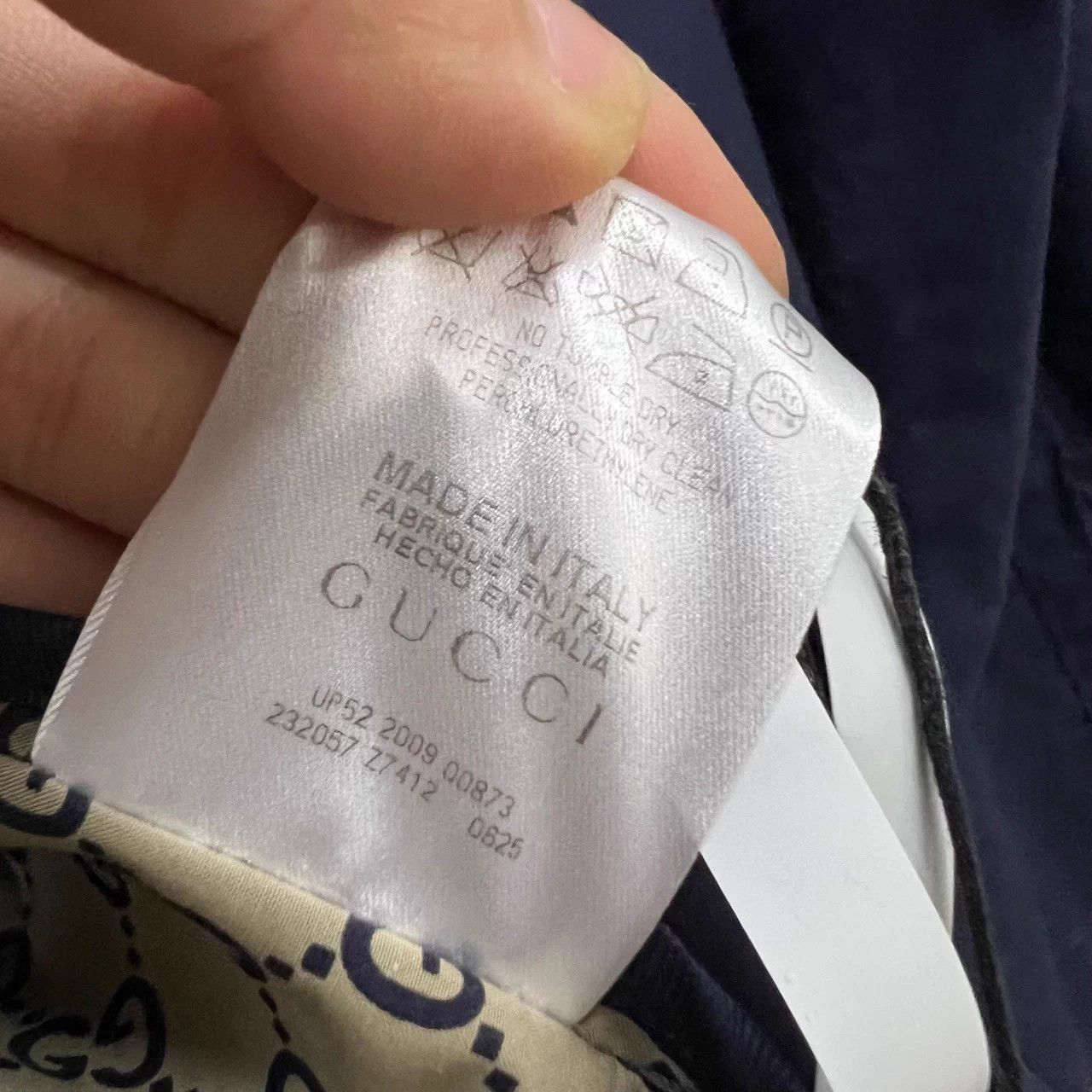 Gucci GUCCI navy overcoat 46 Size US S / EU 44-46 / 1 - 3 Thumbnail