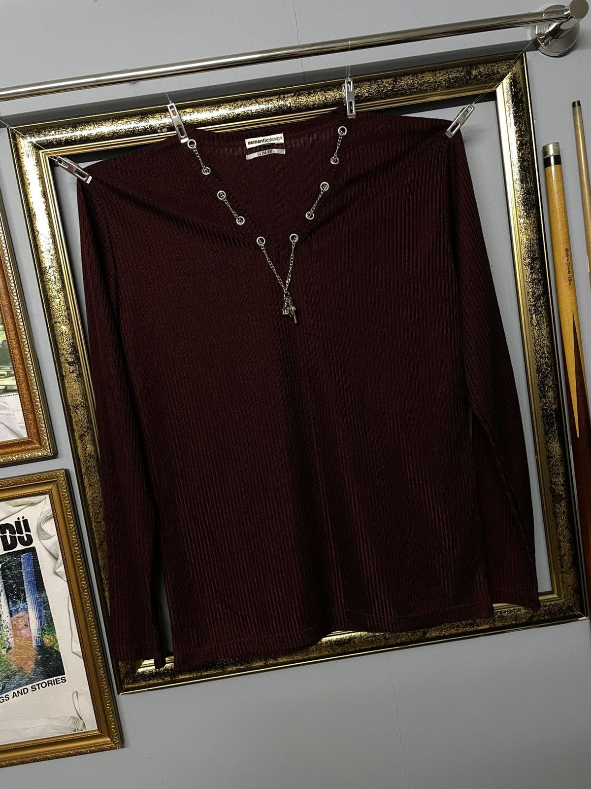 Designer × Japanese Brand × Vintage Vintage 1990s Japan Semantic Archive Punk Ideologies chain Size US M / EU 48-50 / 2 - 2 Thumbnail