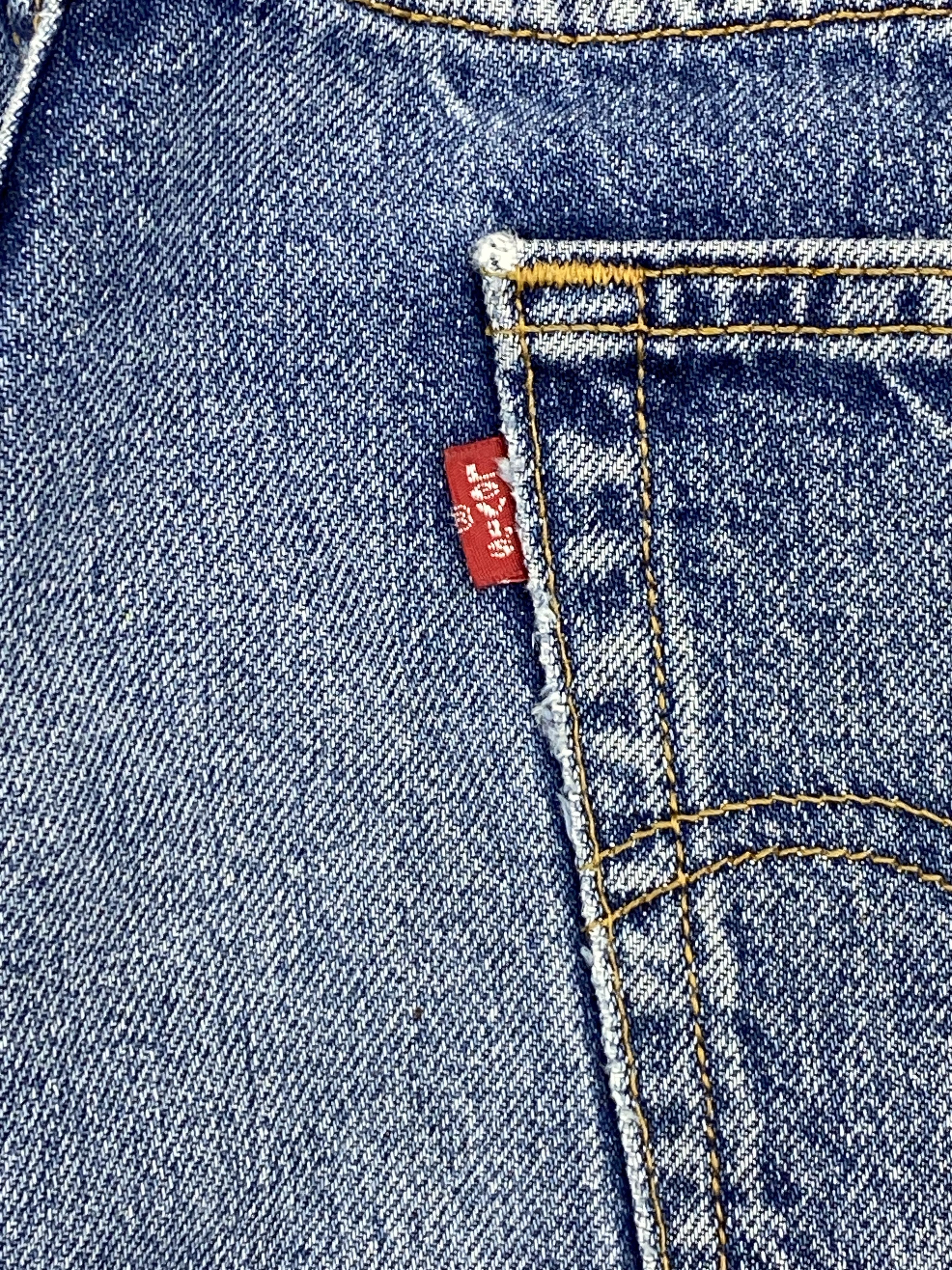Levi's Faded Blue Vintage Levis 517 Flared Bootcut Denim DP2599 Size US 35 - 6 Thumbnail
