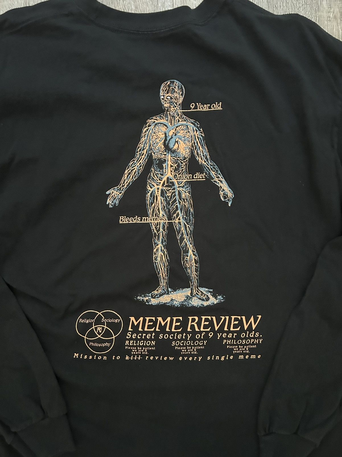 Other Pewdiepie Meme Review Graphic Long Sleeve T-Shirt Size Large Size US L / EU 52-54 / 3 - 2 Thumbnail