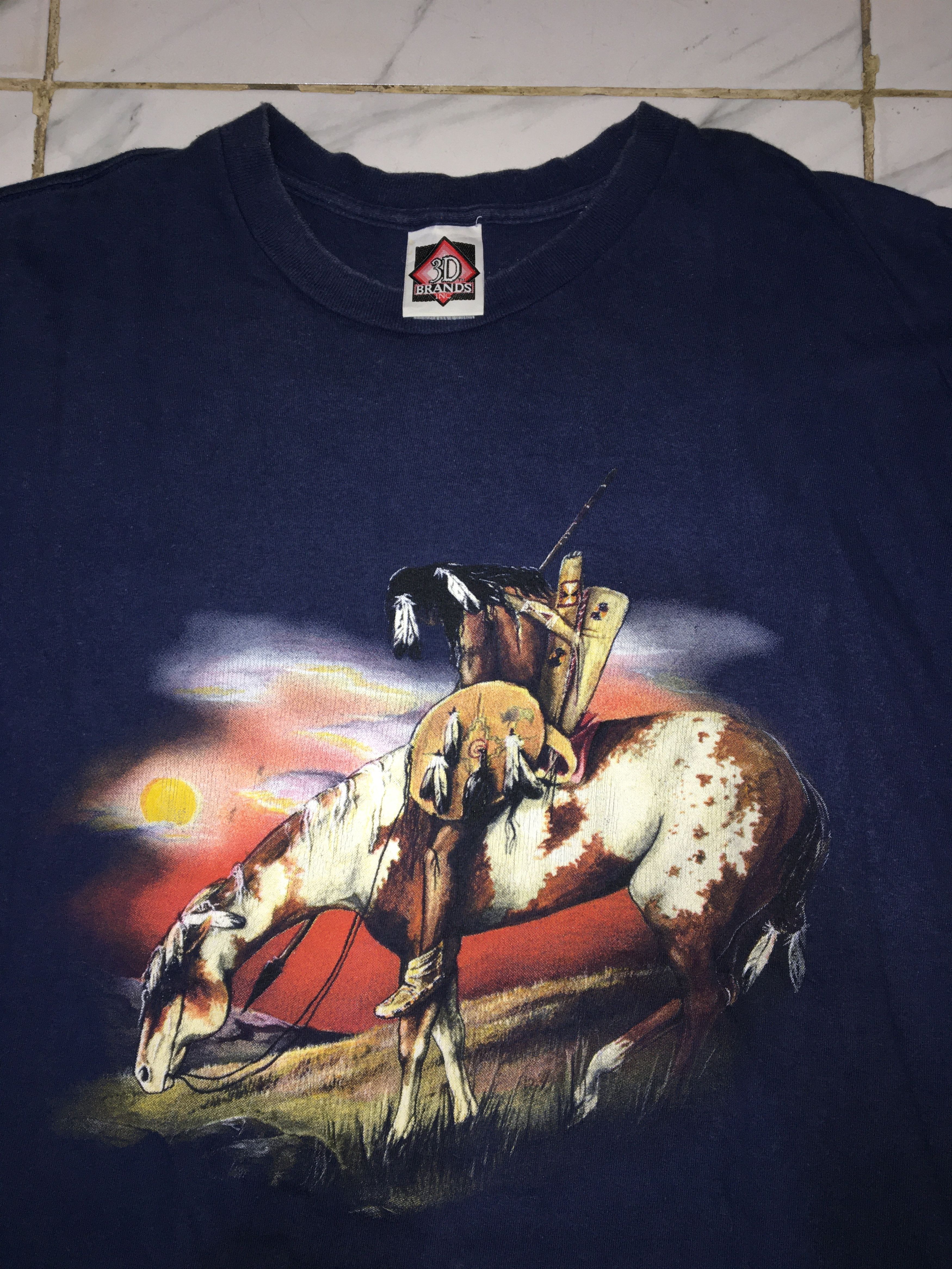 The Mountain Vintage 3D The Mountain Indian Tshirt Size US XL / EU 56 / 4 - 2 Thumbnail