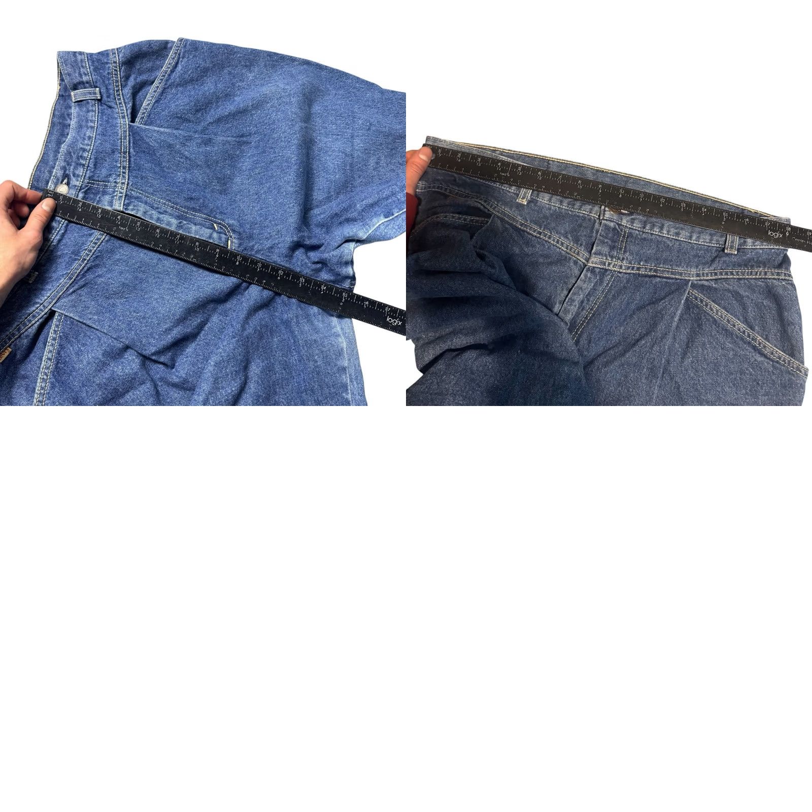 Levi's VINTAGE Levi's Jeans Women 24W USA Made Tapered Grunge Skater Leather? (Note: No extra info) Size 42" / US 20 - 9 Thumbnail