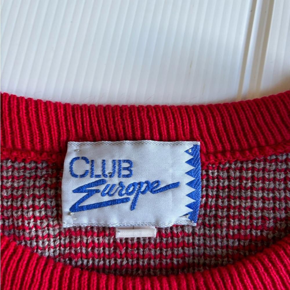 Designer Vintage Club Europe Knitted Crewneck Size US L / EU 52-54 / 3 - 3 Thumbnail