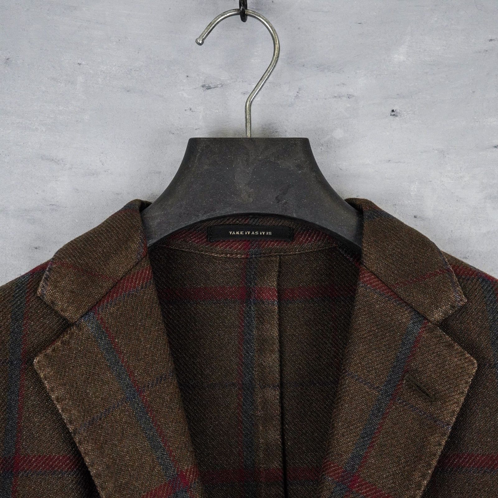 Boglioli Boglioli brown wool blend check lightweight blazer k jacket Size US L / EU 52-54 / 3 - 4 Thumbnail