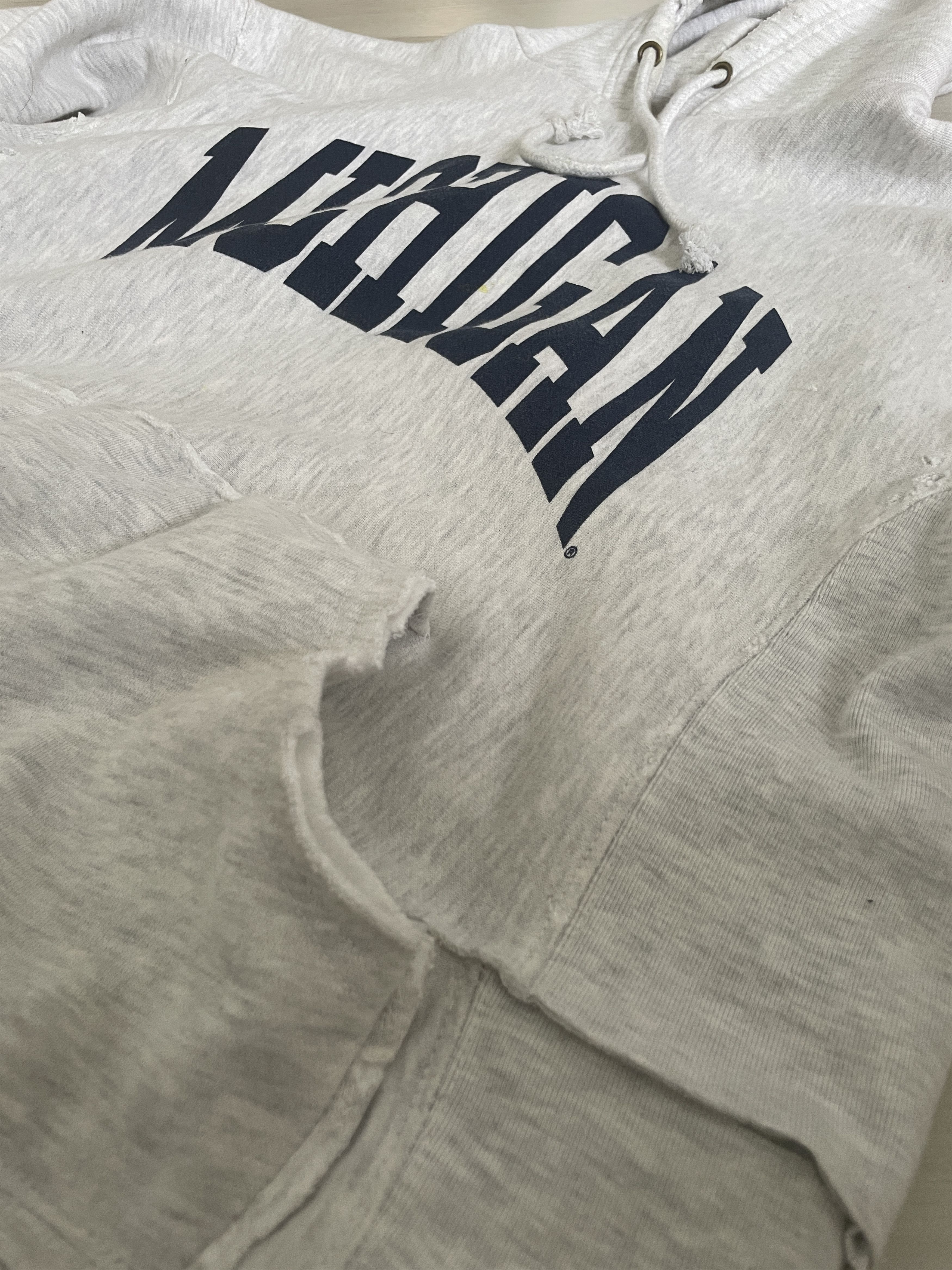 Other Grey College Distressed Hoodie Size US L / EU 52-54 / 3 - 5 Thumbnail
