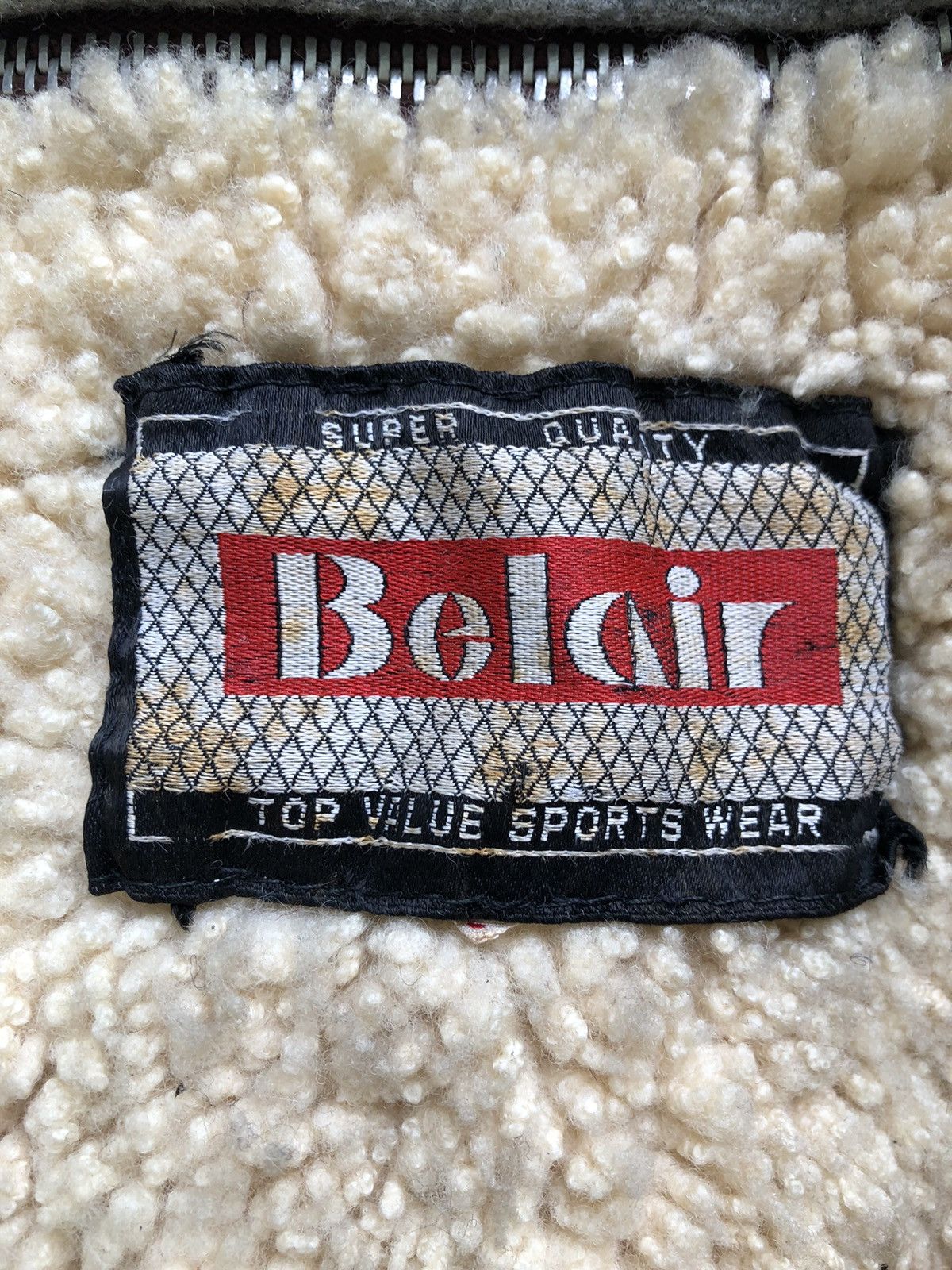 Vintage Vintage 90s Belair Leather Lining Wool Sherpa Lining Jacket Size US M / EU 48-50 / 2 - 12 Thumbnail
