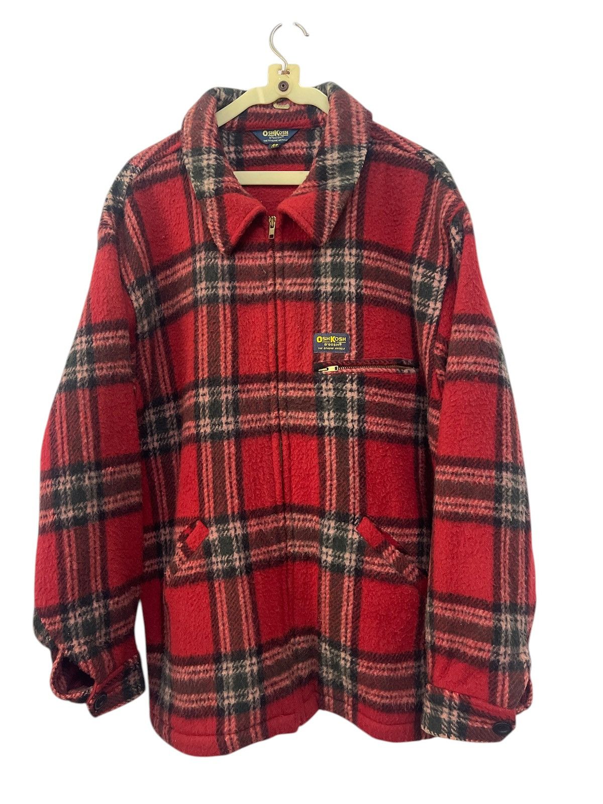 Oshkosh Vintage Buffalo plaid OshKosh B’GOSH wool flannel Jacket Size US L / EU 52-54 / 3 - 1 Thumbnail